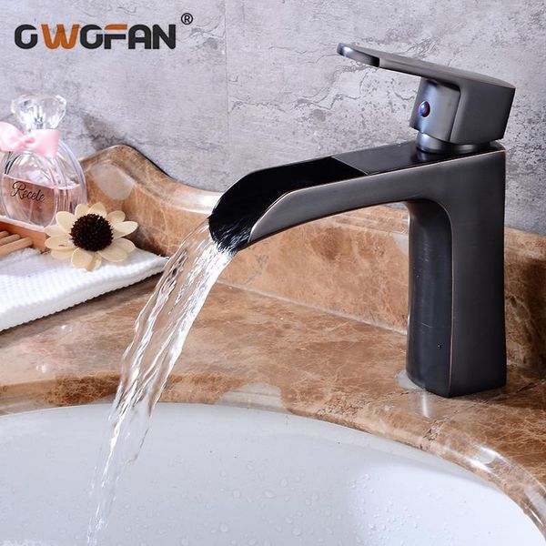 bathroom sink faucets waterfall black bronze basin single handle short style mixer bath antique faucet brass taps s79-380
bathroom sink faucets waterfall black bronze basin single handle short style mixer bath antique faucet brass taps s79-380
