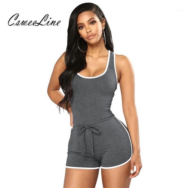 women's jumpsuits & rompers side striped fitness short jumpsuit grey black sleeveless tank drawstring shorts sports casual women body s, Black;white
women's jumpsuits & rompers side striped fitness short jumpsuit grey black sleeveless tank drawstring shorts sports casual women body s, Black;white