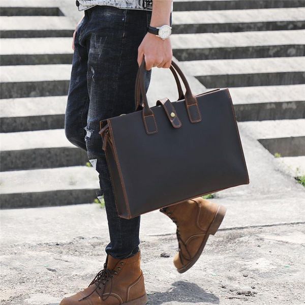 briefcases retro fashion designer men's large-capacity briefcase ladies work business computer shoulder messenger bag
briefcases retro fashion designer men's large-capacity briefcase ladies work business computer shoulder messenger bag