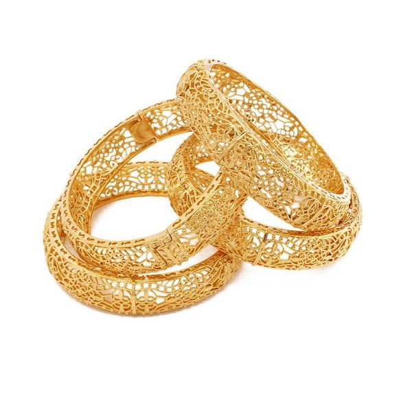 dubai bride bangle women bracelet hollow 18k yellow gold filled middle east classic jewelry, Black
dubai bride bangle women bracelet hollow 18k yellow gold filled middle east classic jewelry, Black