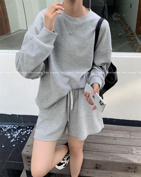 women's tracksuits nowsaa two piece set women spring autumn shorts sets outfits pajama girl jogger tracksuit korea japan hoodie jogging, Gray
women's tracksuits nowsaa two piece set women spring autumn shorts sets outfits pajama girl jogger tracksuit korea japan hoodie jogging, Gray