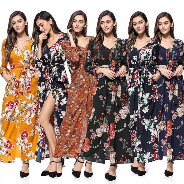 2021 new fashion casual long boho vintage ladies es bohemian vestidos women elegant beach woman clothes robe femme 85nm, Black;gray
2021 new fashion casual long boho vintage ladies es bohemian vestidos women elegant beach woman clothes robe femme 85nm, Black;gray