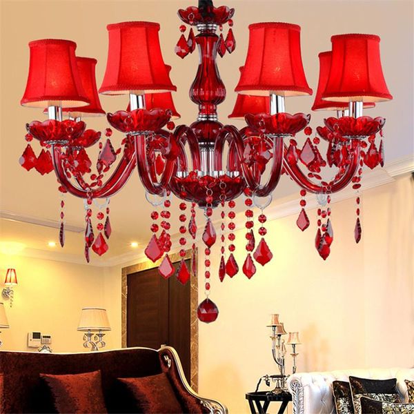 red crystal chandelier lighting luxury crystal light modern chandelier for living room bedroom e14 decor light fixtures lustres
red crystal chandelier lighting luxury crystal light modern chandelier for living room bedroom e14 decor light fixtures lustres