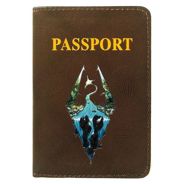 card holders classic the elder scrolls v skyrim theme passport cover men women leather travel id hold case high quality, Brown;gray
card holders classic the elder scrolls v skyrim theme passport cover men women leather travel id hold case high quality, Brown;gray