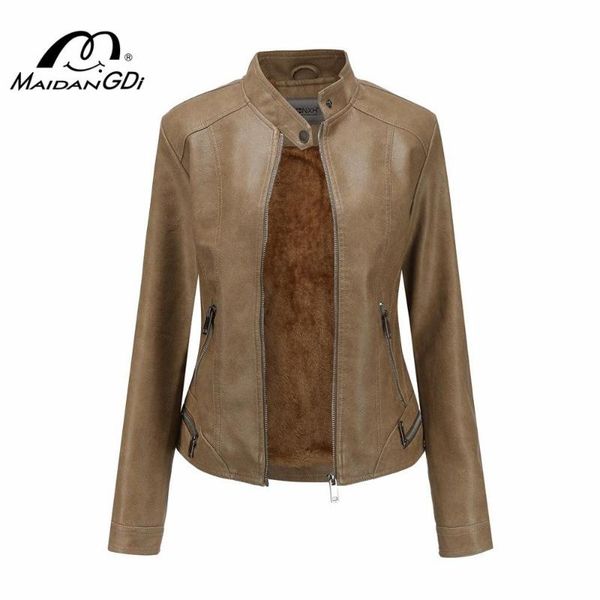 women's leather & faux maidangdi woman jackets suede winter coat women pu casual full regular lady basic plus size outerwear, Black
women's leather & faux maidangdi woman jackets suede winter coat women pu casual full regular lady basic plus size outerwear, Black