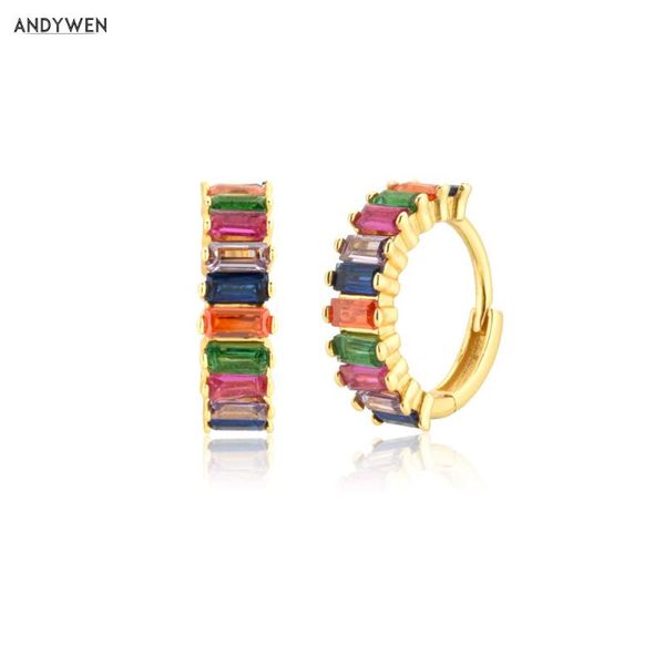 hoop & huggie andywen 100% 925 sterling silver rainbow hoops women luxury piercing ohrringe round zircon cz 2021 rock punk fashion jewelry, Golden;silver
hoop & huggie andywen 100% 925 sterling silver rainbow hoops women luxury piercing ohrringe round zircon cz 2021 rock punk fashion jewelry, Golden;silver