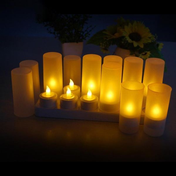 12pcs simulation candle rechargeable flameless tealight yellow lamp party wedding supply home decor
12pcs simulation candle rechargeable flameless tealight yellow lamp party wedding supply home decor