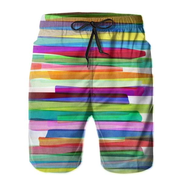 men's shorts men sweatpants rainbow colorful stripes surfing beach board swim trunks sport quick dry mesh casual sarcastic short for ad, White;black
men's shorts men sweatpants rainbow colorful stripes surfing beach board swim trunks sport quick dry mesh casual sarcastic short for ad, White;black
