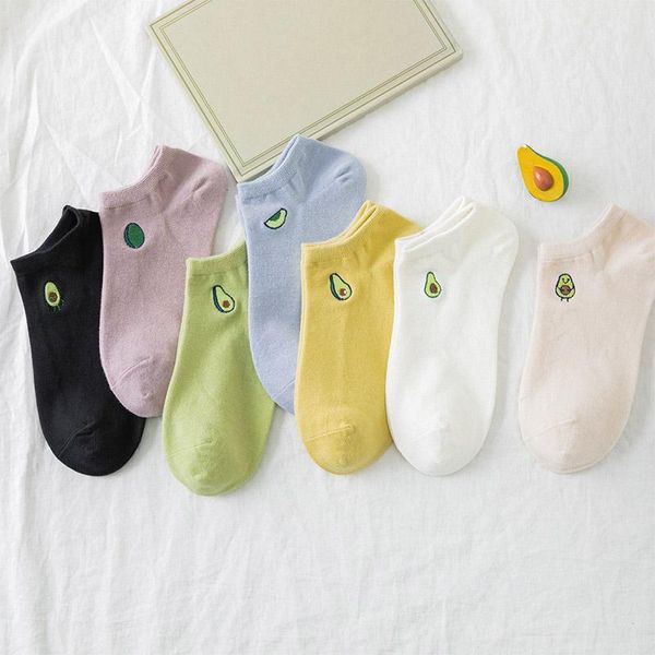 socks & hosiery avocado embroidery cotton casual women solid short college style breathable sox for ladies christmas gift, Black;white
socks & hosiery avocado embroidery cotton casual women solid short college style breathable sox for ladies christmas gift, Black;white
