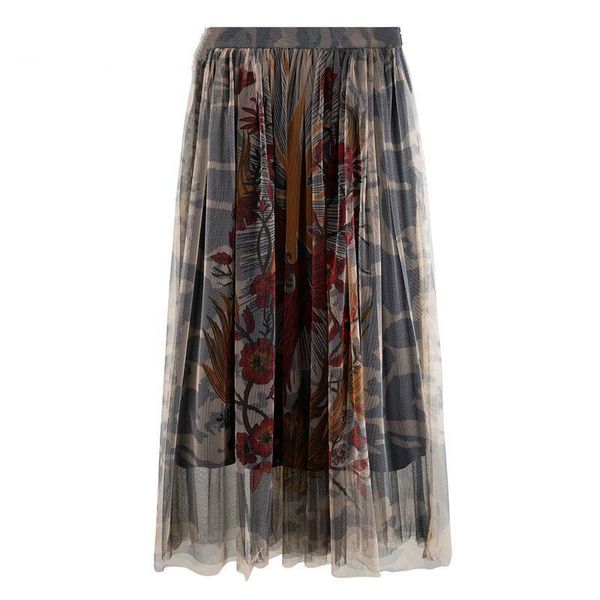 skirts womengagawomen skirt color matching long print high waisted pleated retro all match mesh spring xx171, Black
skirts womengagawomen skirt color matching long print high waisted pleated retro all match mesh spring xx171, Black
