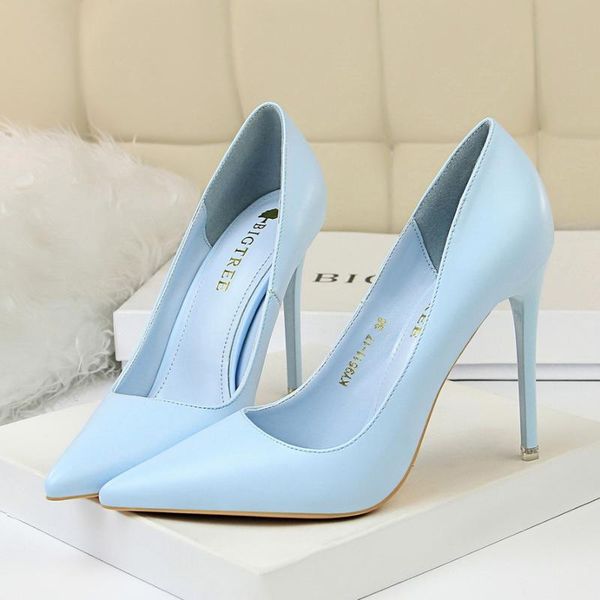 dress shoes bigtree soft leather shallow fashion women's high heels candy colors pointed toe women pumps show thin female office shoe, Black
dress shoes bigtree soft leather shallow fashion women's high heels candy colors pointed toe women pumps show thin female office shoe, Black