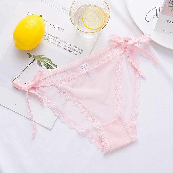 lace transparent allure women's underwear mesh cotton crotch briefs lace style, Black;pink
lace transparent allure women's underwear mesh cotton crotch briefs lace style, Black;pink