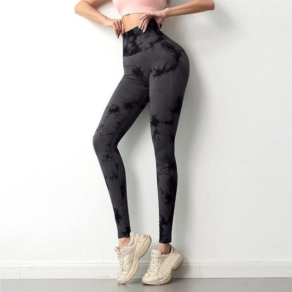 women's leggings women hip-lifting high-waist tie-dye pants fitness sports training seamless running gym clothing, Black
women's leggings women hip-lifting high-waist tie-dye pants fitness sports training seamless running gym clothing, Black