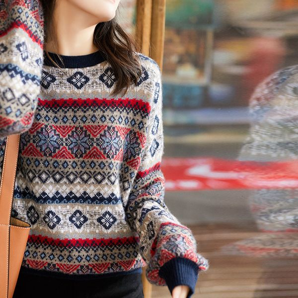 new 2021 autumn and winter round neck shirt women's second hand twisted geometry pullover long sleeve retro knitted blouse 3 ocp3, White;black
new 2021 autumn and winter round neck shirt women's second hand twisted geometry pullover long sleeve retro knitted blouse 3 ocp3, White;black