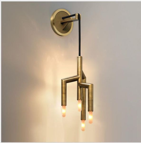 wall lamp all copper post-modern minimalist personality designer living room background bathroom cabinet mirror headlights
wall lamp all copper post-modern minimalist personality designer living room background bathroom cabinet mirror headlights