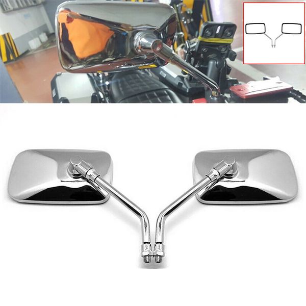 deri 1pair universal rectangle metal shell motorcycle rearview mirrors 10mm chrome retrovisor de moto mirror moto for honda
deri 1pair universal rectangle metal shell motorcycle rearview mirrors 10mm chrome retrovisor de moto mirror moto for honda