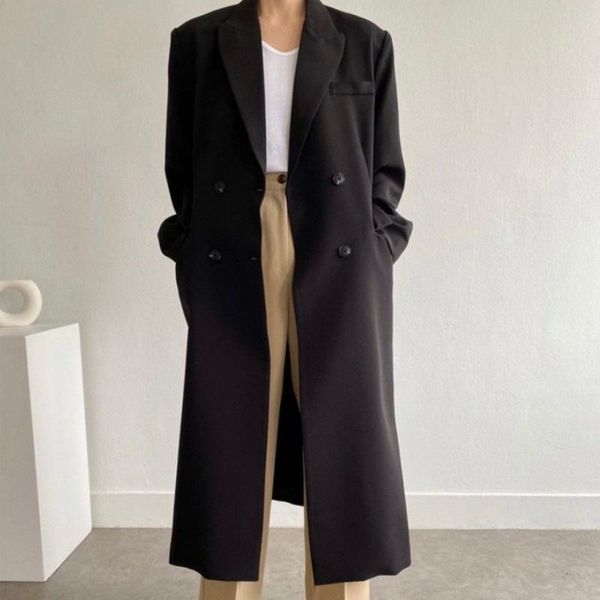 women's trench coats coat korea chic overcoat double breasted lapel outwear casual ladie autumn windbreaker winter 2022, Tan;black
women's trench coats coat korea chic overcoat double breasted lapel outwear casual ladie autumn windbreaker winter 2022, Tan;black