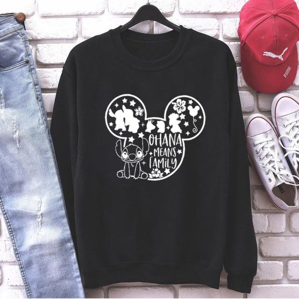 women's hoodies & sweatshirts ohana means family sweatshirt women kawaii shirt cute graphic autumn winter causal pullovers, Black
women's hoodies & sweatshirts ohana means family sweatshirt women kawaii shirt cute graphic autumn winter causal pullovers, Black