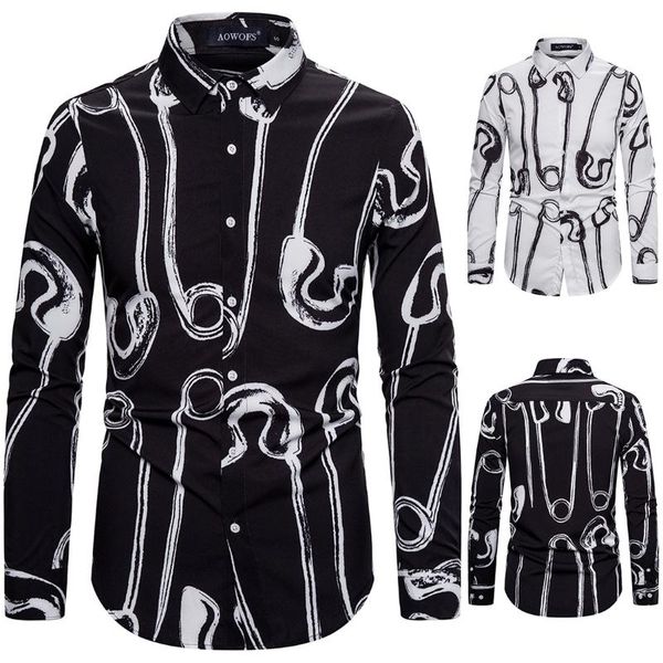 men's casual shirts ys077 spring style england fashion clothing long-sleeved shirt digital brooch printed, White;black
men's casual shirts ys077 spring style england fashion clothing long-sleeved shirt digital brooch printed, White;black