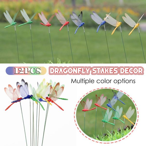 decorative flowers & wreaths 12pcs plastic dragonfly artificial flower simulation plant dragon- stake outdoor planter pot bed garden deco
decorative flowers & wreaths 12pcs plastic dragonfly artificial flower simulation plant dragon- stake outdoor planter pot bed garden deco