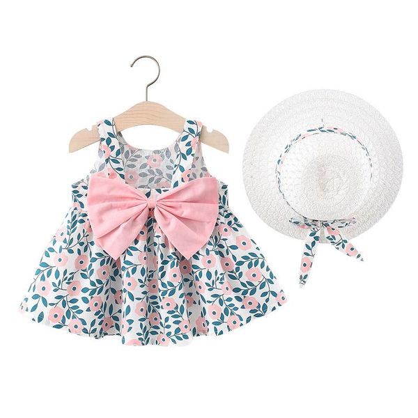 girl's dresses baby girl clothes for borns summer dress hat suit printed big bow sleeveless children clothing with beach sun hats, Red;yellow
girl's dresses baby girl clothes for borns summer dress hat suit printed big bow sleeveless children clothing with beach sun hats, Red;yellow