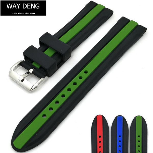 watch bands way deng - women men classic sports silicone rubber watchband striped color 20mm 22mm pin buckle wrist band strap y142, Black;brown
watch bands way deng - women men classic sports silicone rubber watchband striped color 20mm 22mm pin buckle wrist band strap y142, Black;brown