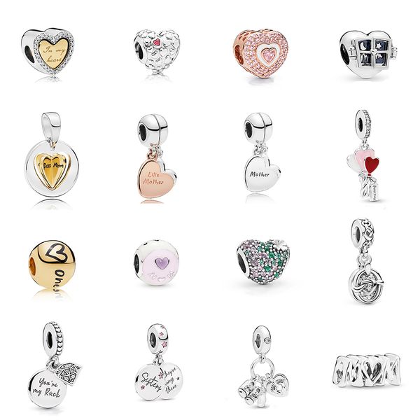 chamss new love mother heart charm beads 925 sterling silver original 1:1 wholesale to mother to send girlfriend romantic gift q0531, Black
chamss new love mother heart charm beads 925 sterling silver original 1:1 wholesale to mother to send girlfriend romantic gift q0531, Black