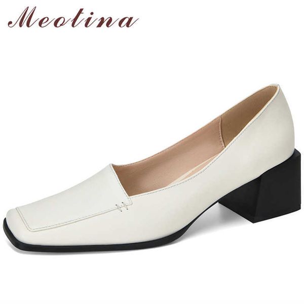 meotina square toe high heels genuine leather women shoes cow leather block heel pumps fashion dress female footwear beige 39 210608, Black
meotina square toe high heels genuine leather women shoes cow leather block heel pumps fashion dress female footwear beige 39 210608, Black