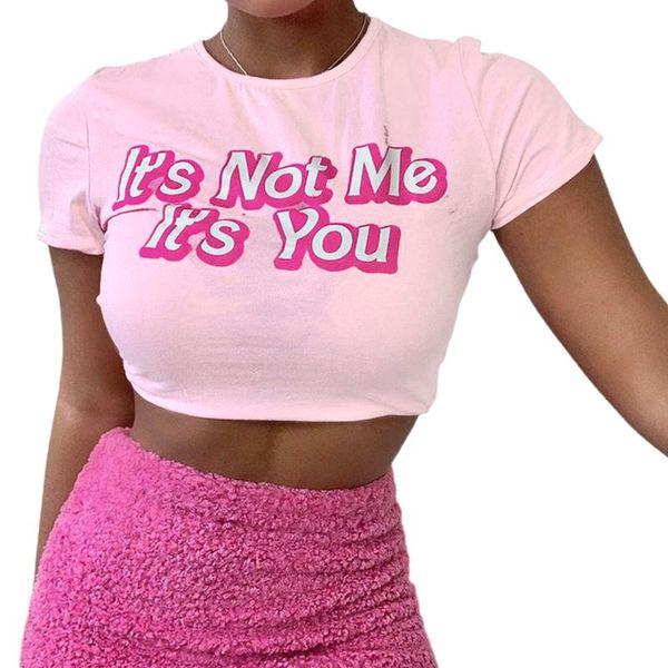 women's t-shirt summer crop , funny letter print short sleeve round neck slim fit t-shirts, White
women's t-shirt summer crop , funny letter print short sleeve round neck slim fit t-shirts, White