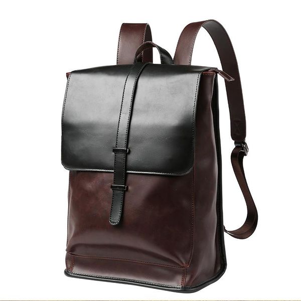 backpack aosbos man soft leather fashion casual shoulder bag backpacks high capacity school bags men solid pack mochila
backpack aosbos man soft leather fashion casual shoulder bag backpacks high capacity school bags men solid pack mochila