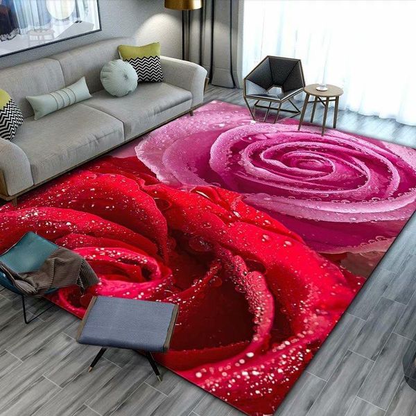 carpets 3d red/pink rose flower carpet wedding bedroom decorate area rugs modern home mat valentine's day large for living room
carpets 3d red/pink rose flower carpet wedding bedroom decorate area rugs modern home mat valentine's day large for living room