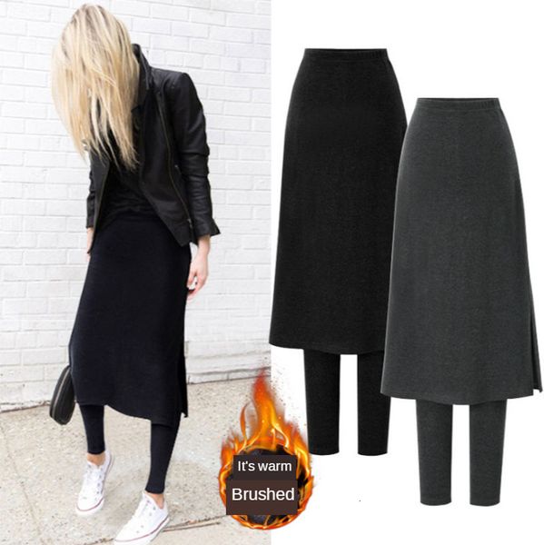 2021 new high-waisted pieces fake parts of two wool pockets divided long skirt thin stretch for woman more size r2yn, Black
2021 new high-waisted pieces fake parts of two wool pockets divided long skirt thin stretch for woman more size r2yn, Black