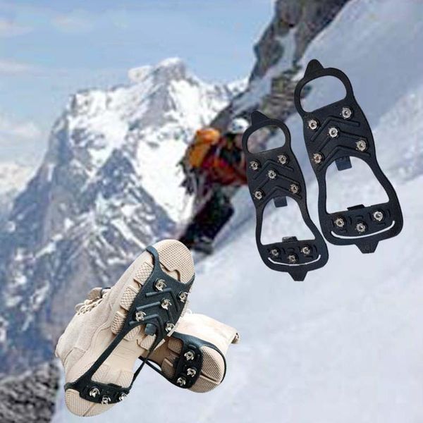 cords, slings and webbing 1 pair8teeth ice gripper for shoes snow crampons anti-slip hiking cleats spikes traction floes 8 stud grip
cords, slings and webbing 1 pair8teeth ice gripper for shoes snow crampons anti-slip hiking cleats spikes traction floes 8 stud grip