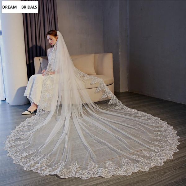 bridal veils custom made 3x3 meters cathedral wedding veil one layer white/ivory lace 2021 arrival, Black
bridal veils custom made 3x3 meters cathedral wedding veil one layer white/ivory lace 2021 arrival, Black