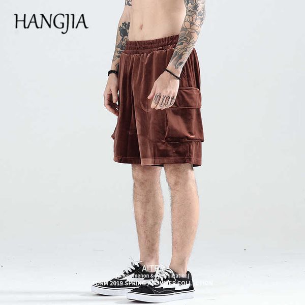 2021 streetwear urban velvet cargo shorts men hip hop baggy velour knee-length short women trend big pocket cargo trousers c0607, White;black
2021 streetwear urban velvet cargo shorts men hip hop baggy velour knee-length short women trend big pocket cargo trousers c0607, White;black