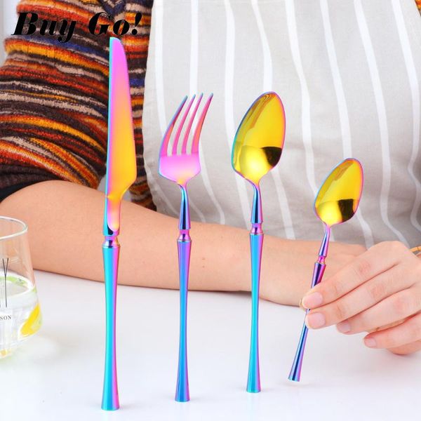 5pcs stainless steel flatware set creative standing cutlery set rainbow color dessert spoon fork knife christmas gifts polish
5pcs stainless steel flatware set creative standing cutlery set rainbow color dessert spoon fork knife christmas gifts polish