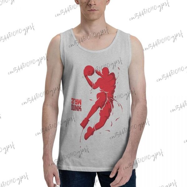 men' tank sport musculation slam basketball pure cotton men gym clothing, White;black
men' tank sport musculation slam basketball pure cotton men gym clothing, White;black