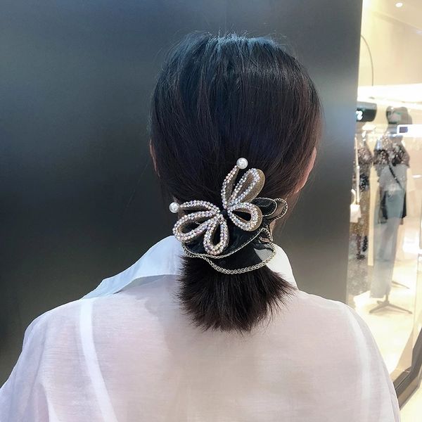 women bow pearl yarn scrunchies fashion hair ties elastic hairband hair accessories girls hair rope head ornaments rubber band, Pink
women bow pearl yarn scrunchies fashion hair ties elastic hairband hair accessories girls hair rope head ornaments rubber band, Pink