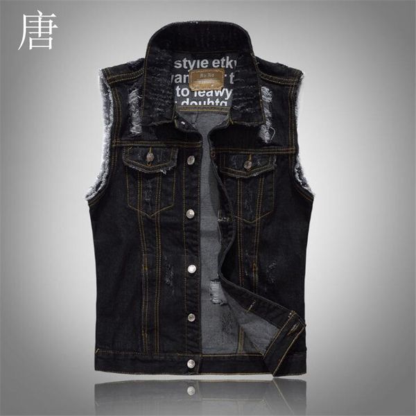 tang cool 2021 mens fashion denim vest patchwork embroidery jeans waistcoat men's slim fit sleeveless jackets iras, Black;white
tang cool 2021 mens fashion denim vest patchwork embroidery jeans waistcoat men's slim fit sleeveless jackets iras, Black;white
