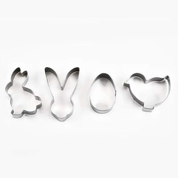 baking moulds 4pcs stainless steel easter cookie cutters non-stick mini biscuit fondant molds with egg for kids adults
baking moulds 4pcs stainless steel easter cookie cutters non-stick mini biscuit fondant molds with egg for kids adults