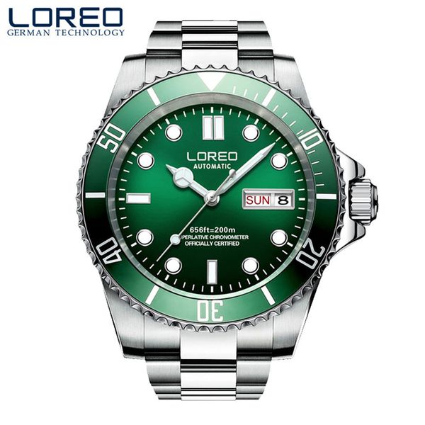 loreo 2019 watches men brand luxury military army sports casual waterproof 200 m mechanical clock rotating belt, Slivery;brown
loreo 2019 watches men brand luxury military army sports casual waterproof 200 m mechanical clock rotating belt, Slivery;brown