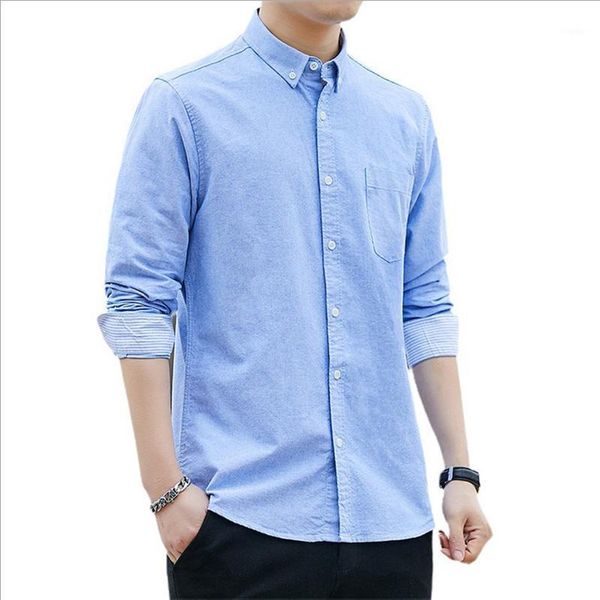 autumn mens 100% cotton oxford shirt men blouse long sleeve regular fit casual male men's shirts, White;black
autumn mens 100% cotton oxford shirt men blouse long sleeve regular fit casual male men's shirts, White;black