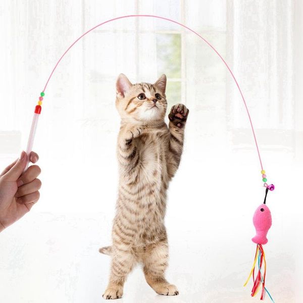cat toys pet teaser kitten fishing rod wand toy supplies for stick wire interactive training
cat toys pet teaser kitten fishing rod wand toy supplies for stick wire interactive training