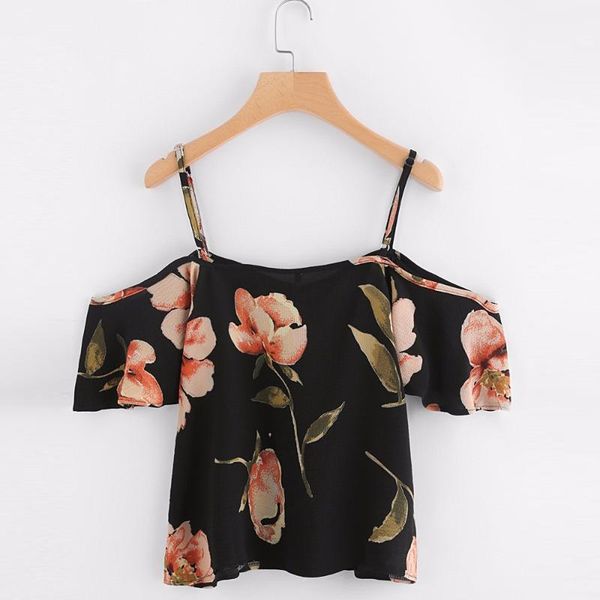women's blouses & shirts feitong summer blusa feminina women cold shoulder floral print short blouse crop 2021 #30, White
women's blouses & shirts feitong summer blusa feminina women cold shoulder floral print short blouse crop 2021 #30, White