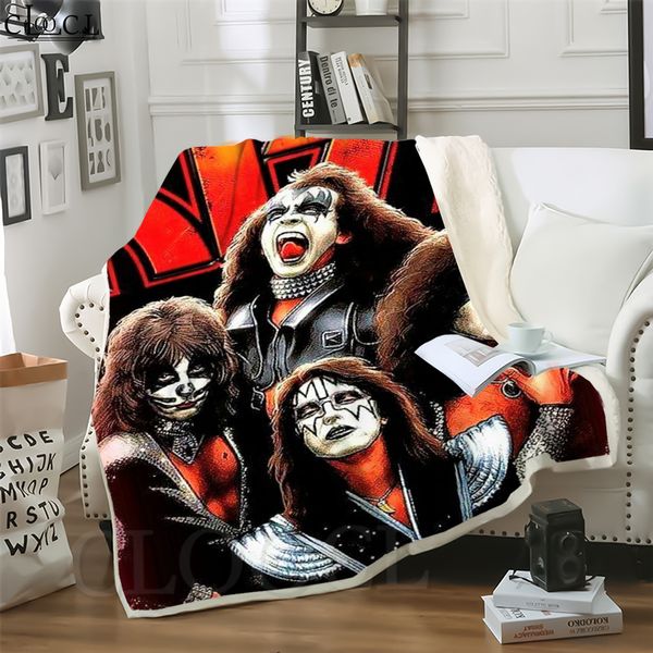 cloocl new heavy metal kiss band 3d print harajuku air conditioning blanket teens bedding throw blankets plush quilt
cloocl new heavy metal kiss band 3d print harajuku air conditioning blanket teens bedding throw blankets plush quilt