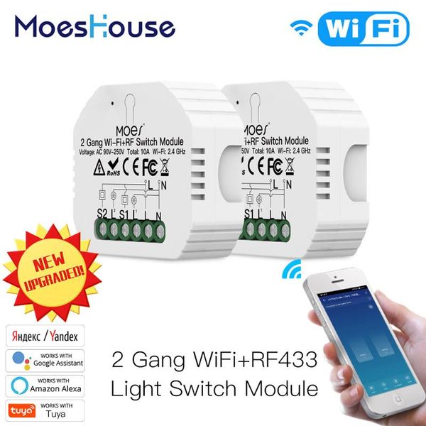 smart home control 2 pcs wifi light switch diy wireless breaker module life/tuya app remote control,works with alexa echo google
smart home control 2 pcs wifi light switch diy wireless breaker module life/tuya app remote control,works with alexa echo google