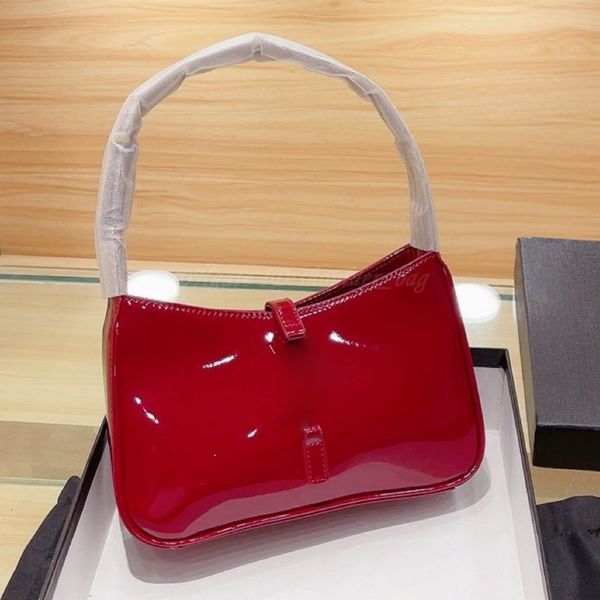 classic handbag shoulder bags luxury designers purse wallet totes clutch solid leather half moon armpit fanny letters zipper pocket lacquere, Red;black
classic handbag shoulder bags luxury designers purse wallet totes clutch solid leather half moon armpit fanny letters zipper pocket lacquere, Red;black