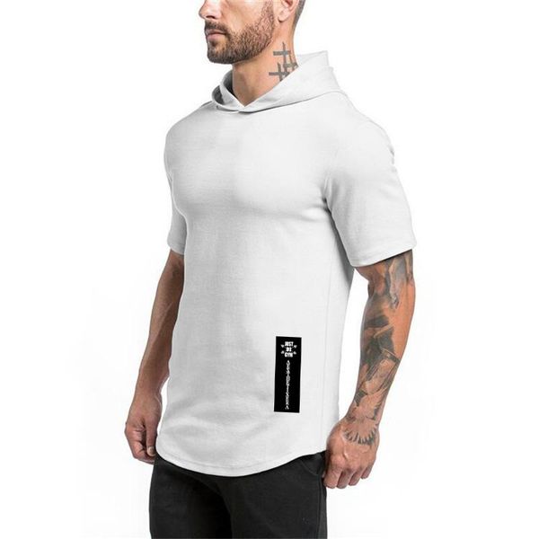 men's t-shirts brand casual summer gyms clothing bodybuilding fitness mens fashion sports hip hop cotton muscle hooded short sleeve t-s, White;black
men's t-shirts brand casual summer gyms clothing bodybuilding fitness mens fashion sports hip hop cotton muscle hooded short sleeve t-s, White;black