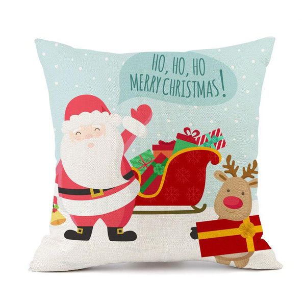 pillow case merry christmas santa claus linen snowflake snowman deer decorative cover year throw pillows 45*45 cm
pillow case merry christmas santa claus linen snowflake snowman deer decorative cover year throw pillows 45*45 cm