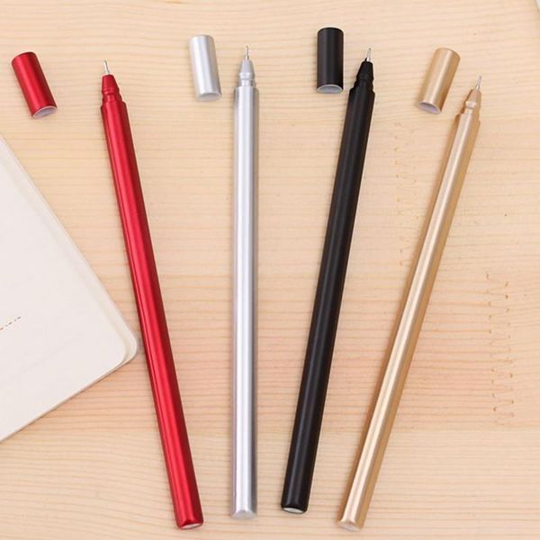 gel pens coloffice 2pc/lot creative metal feel pen signature 0.5mm black student stationary school office supplies
gel pens coloffice 2pc/lot creative metal feel pen signature 0.5mm black student stationary school office supplies